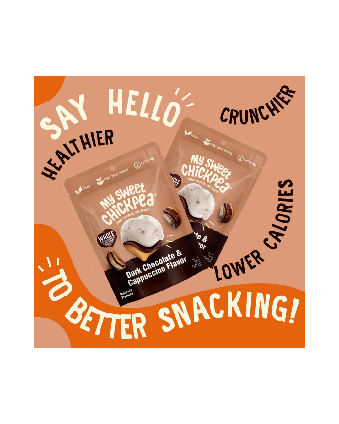 My Sweet Chickpea - Dark Chocolate & Cappuccino Flavor