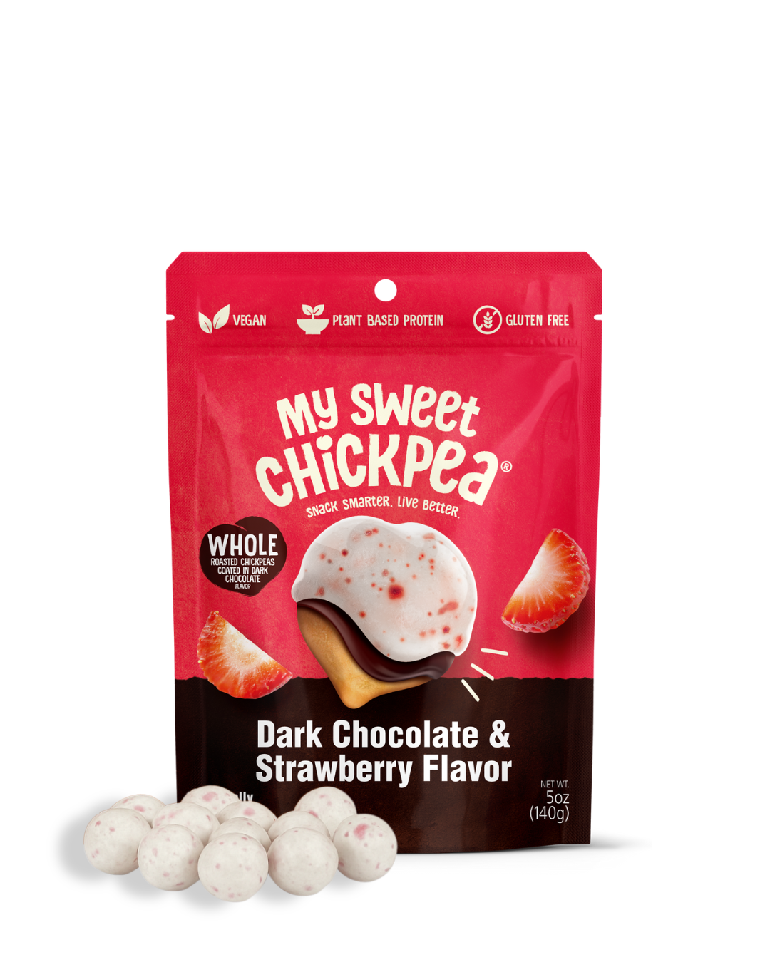 My Sweet Chickpea - Dark Chocolate & Strawberry Flavor