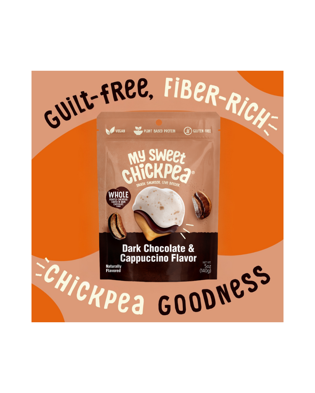 My Sweet Chickpea - Dark Chocolate & Cappuccino Flavor