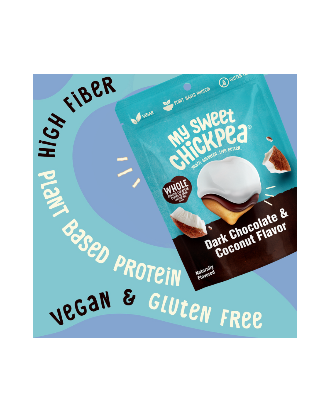 My Sweet Chickpea - Dark Chocolate & Coconut Flavor