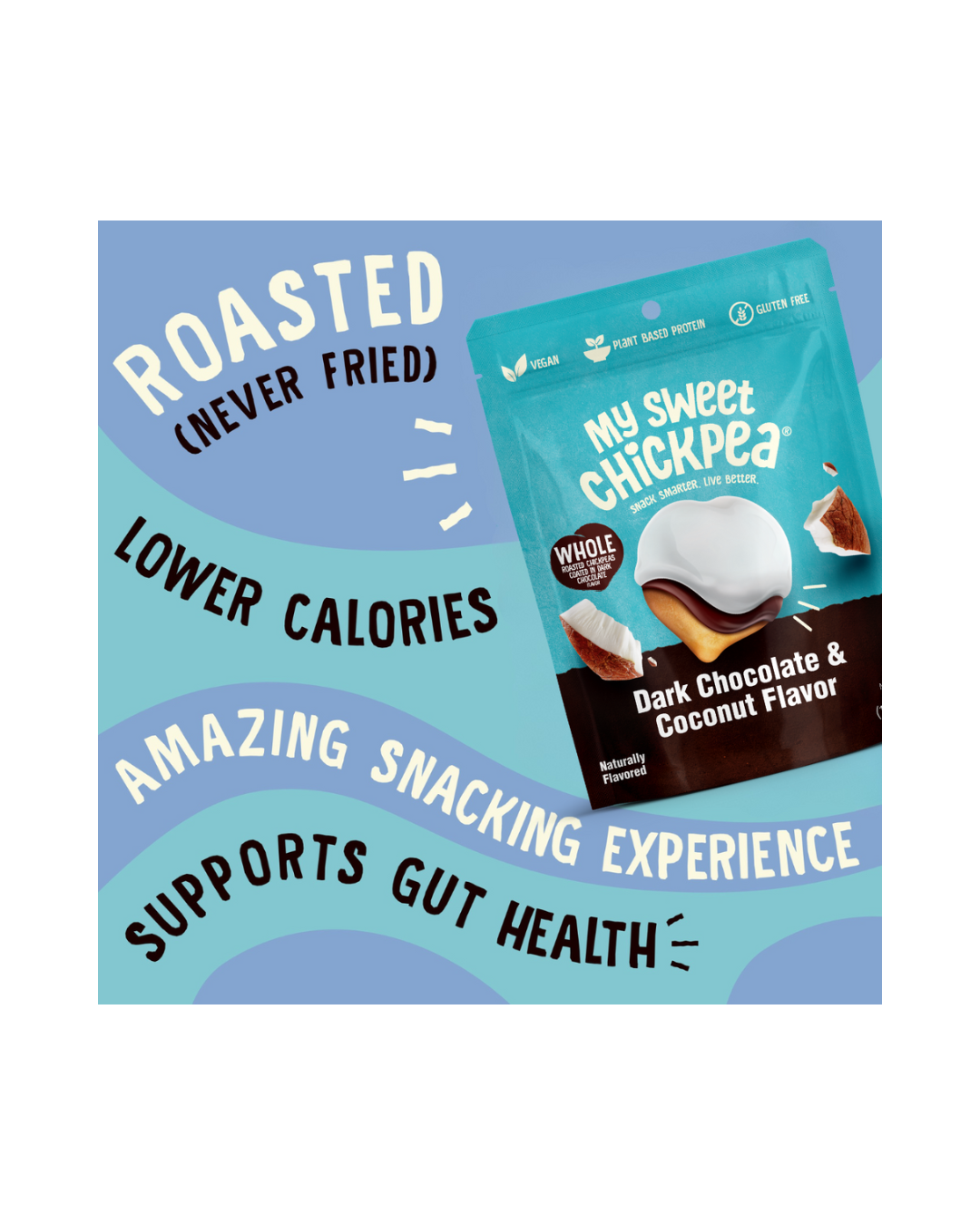 My Sweet Chickpea - Dark Chocolate & Coconut Flavor