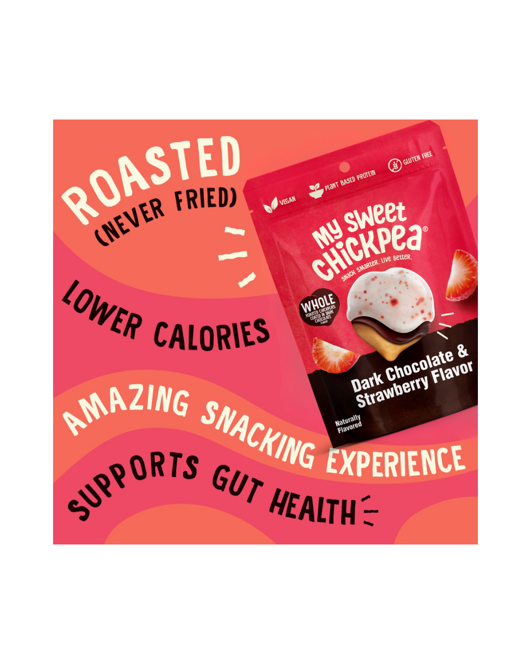 My Sweet Chickpea - Dark Chocolate & Strawberry Flavor