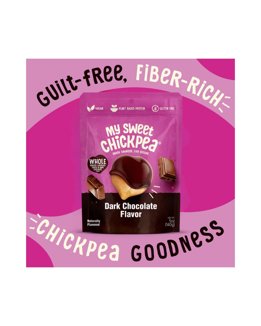 My Sweet Chickpea - Dark Chocolate Flavor