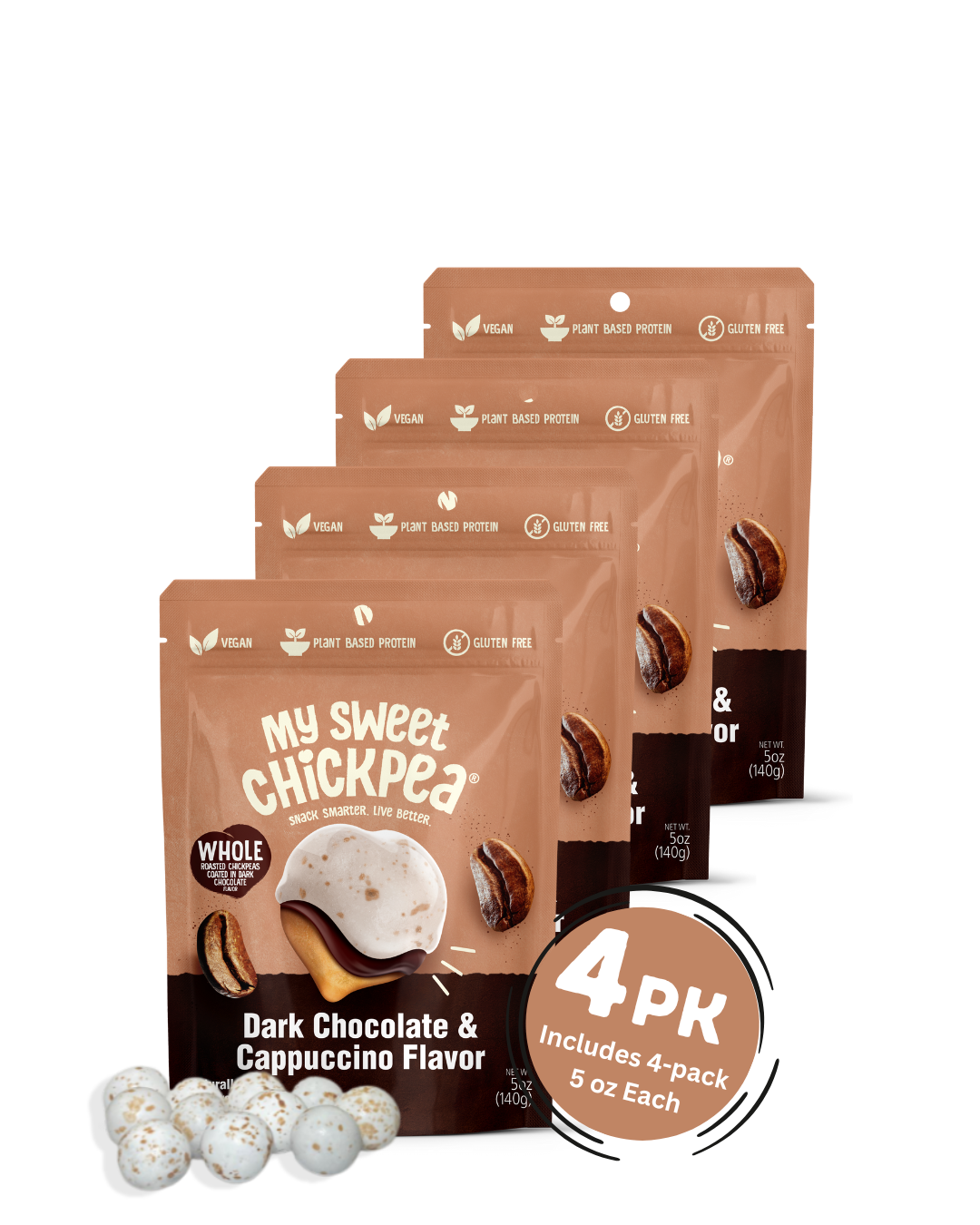 My Sweet Chickpea - Dark Chocolate & Cappuccino Flavor